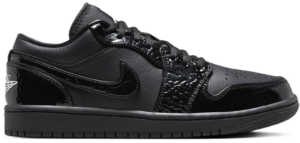 Giày Nike Air Jordan 1 Low ‘Black Patent’ HJ7743-010