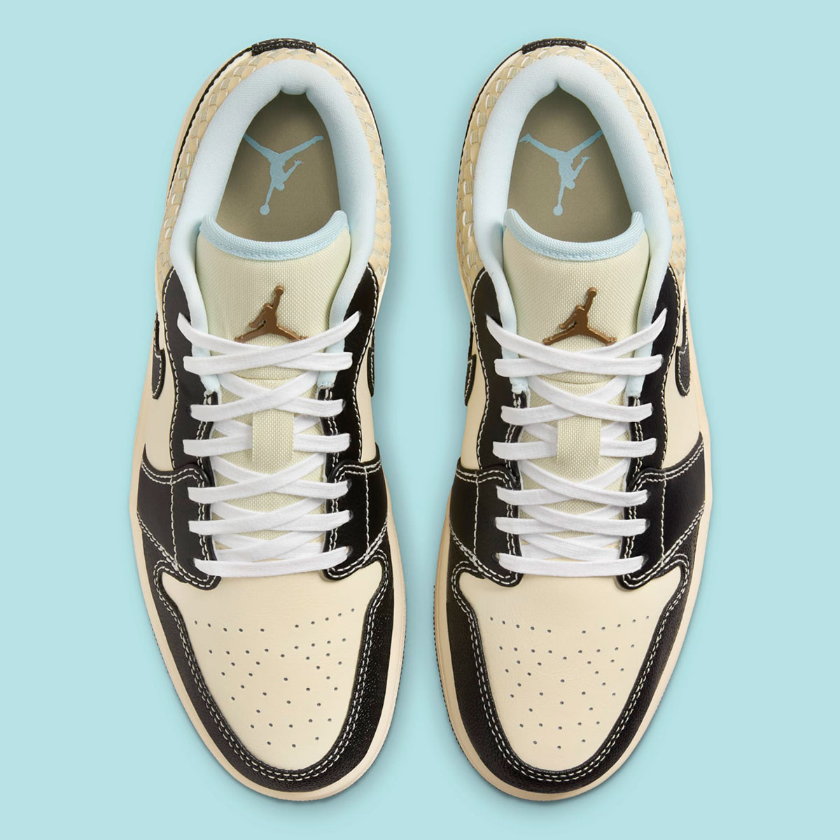 Giày Nike Air Jordan 1 Low SE ‘Woven’ HQ3437-101 - Ảnh 6