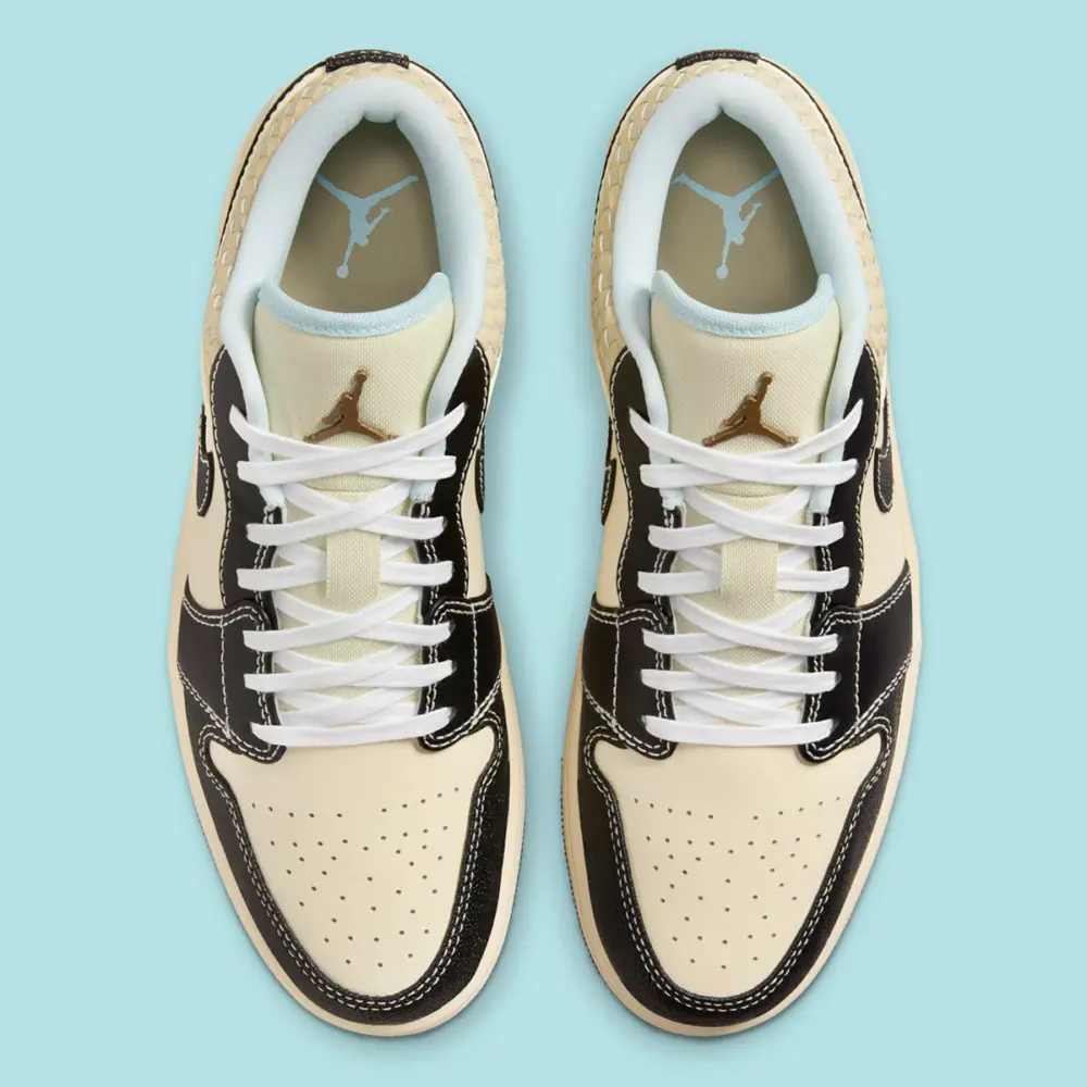 Giày Nike Air Jordan 1 Low SE ‘Woven’ HQ3437-101 - Ảnh 6