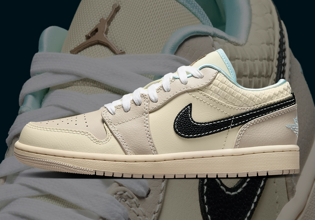 Giày Nike Jordan 1 Low SE 'Sanddrift Glacier Blue' HQ3440-101 - Ảnh 4