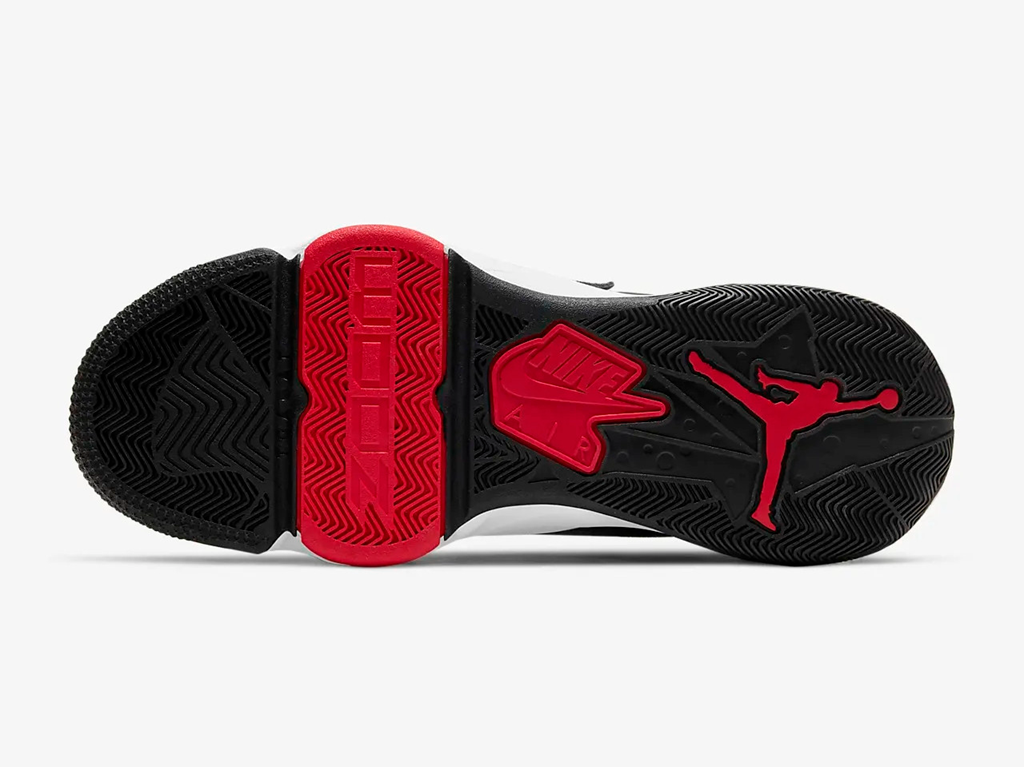 Giày Nike Jordan Zoom 92 ‘Smoke Grey Gym Red’ CK9183-006 - Ảnh 4