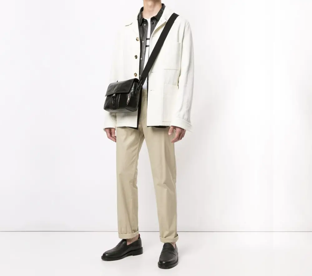 Alternative view of Túi Bally Amosh Leather Messenger ‘Black’ 6234235
