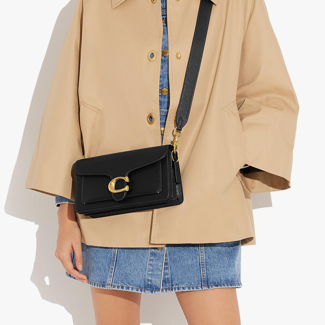 Túi Coach Shoulder Bag ‘Black’ CH857-B4BK - Ảnh 3