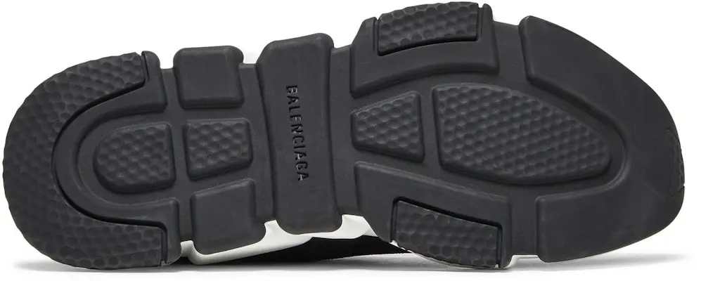 Giày Balenciaga Speed Trainers Clearsole 'Black' 607544W05GG1010 - Ảnh 4
