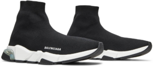 Alternative view of Giày Balenciaga Speed Trainers Clearsole 'Black' 607544W05GG1010