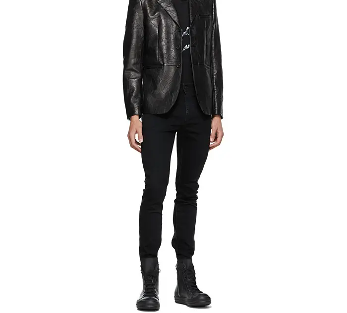 Alternative view of Giày Rick Owens Black Capped High-Top Sneakers RU20F3890