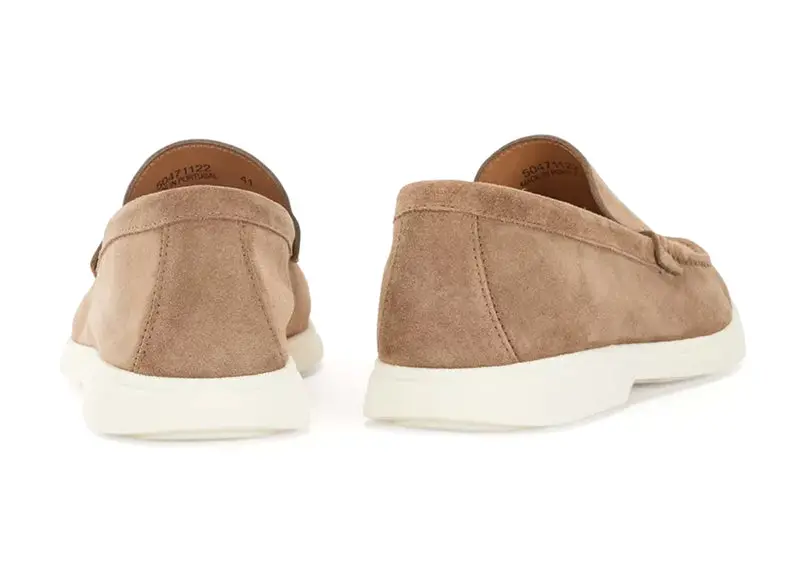 Giày Hugo Boss Suede Moccasins ‘Beige’ HBEU50471122-268 - Ảnh 5