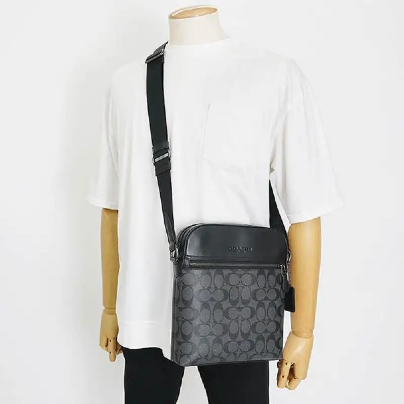 Túi Coach Bag Signature ‘Gray Black’ F4010-QBMI5 - Ảnh 5