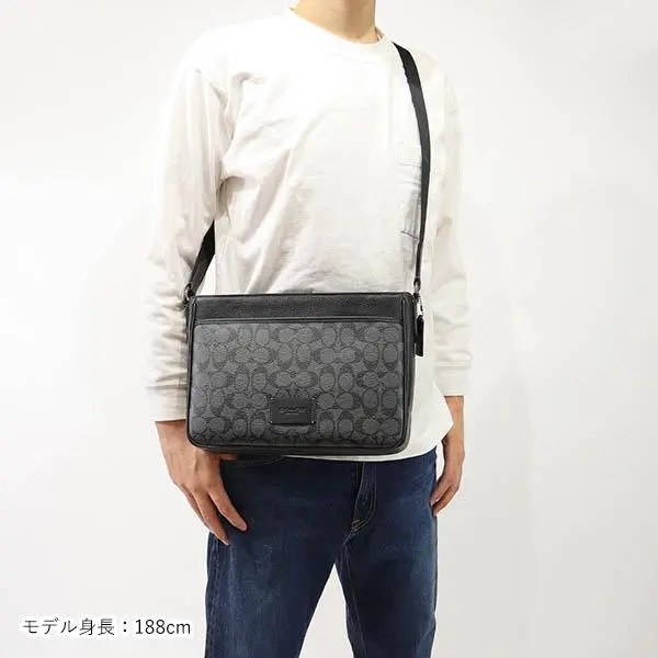 Alternative view of Túi Coach Shoulder Bag ‘Black Grey’ CH078-QBMI5