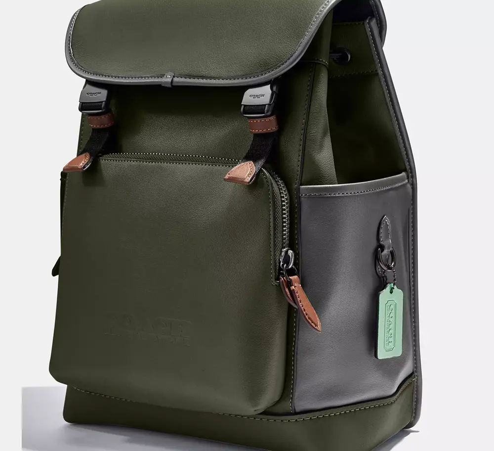 Alternative view of Balo Coach League Flap In Colorblock ‘Green’ C2662-JISMN