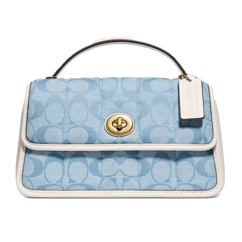 Túi Coach Turnlock ‘Blue’ C4690-B4SUX