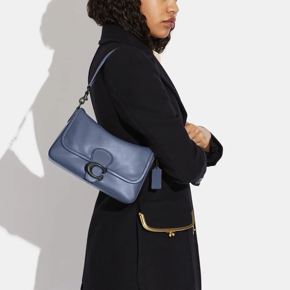 Túi Coach Bolsa Soft Tabby ‘Blue’ C4823-V5D61 - Ảnh 3