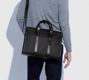 Alternative view of Túi Coach Gotham Portfolio ‘Black’ C5319-JIO1U