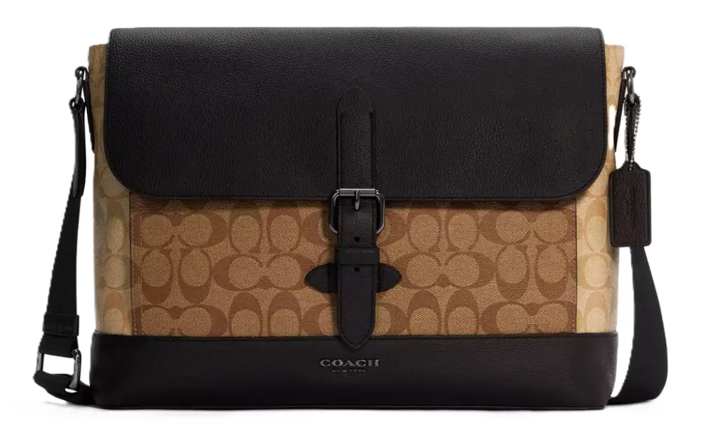 Túi Coach Hudson Messenger Bag ‘Brown’ C6079-QBT5K