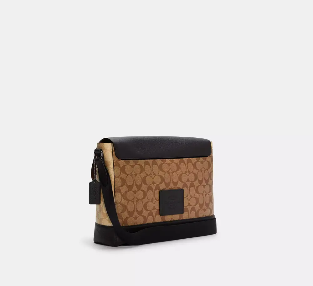 Túi Coach Hudson Messenger Bag ‘Brown’ C6079-QBT5K - Ảnh 3