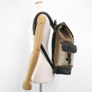 Alternative view of Balo Coach Hudson Backpack ‘Black Brown’ C6081-QBT5K