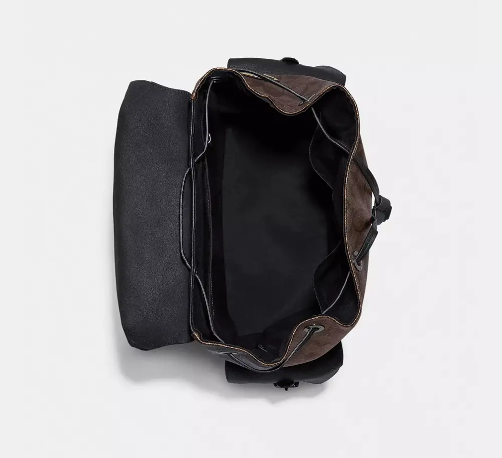 Balo Coach Hudson In Signature Canvas ‘Souvenir Patches’ C6633-QBMAA - Ảnh 3
