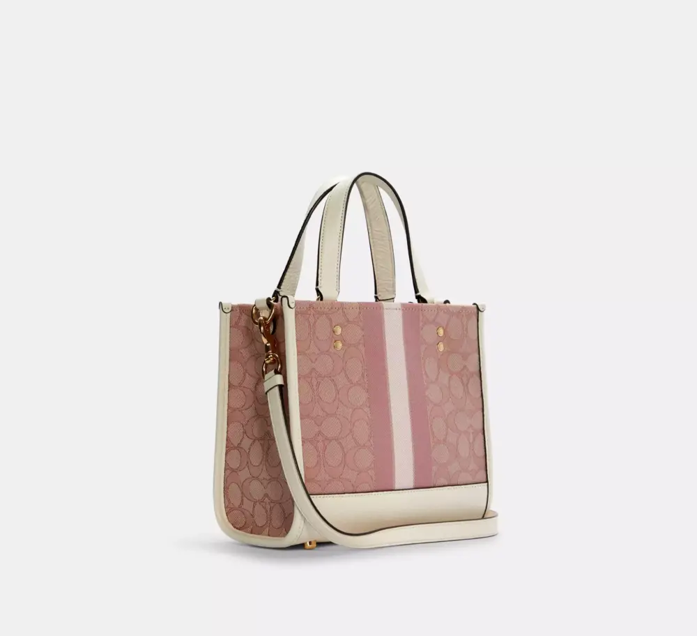 Túi Coach Dempsey Tote 22 Patch Heart Charm 'Pink' C7965-IMSXX - Ảnh 4