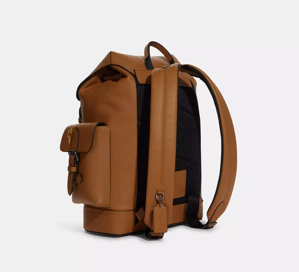 Balo Coach Hudson Backpack With Diary ‘Brown’ C8146-QBQUN - Ảnh 3
