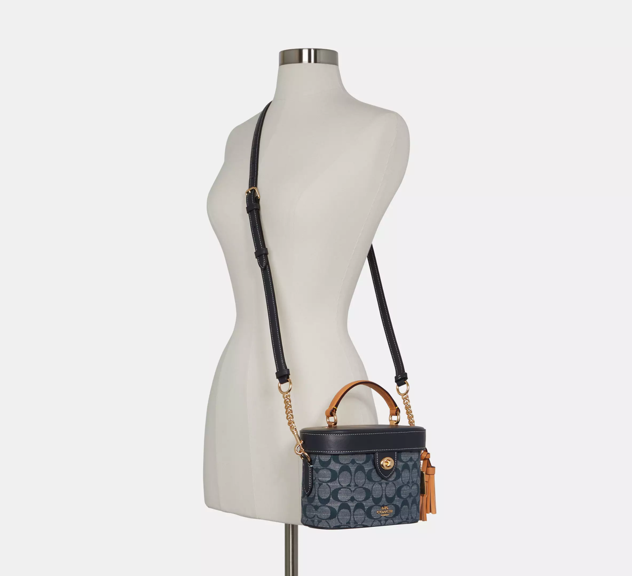 Túi Coach Kay Crossbody Signature Chambray 'Blue' C8165-IMDEI - Ảnh 4