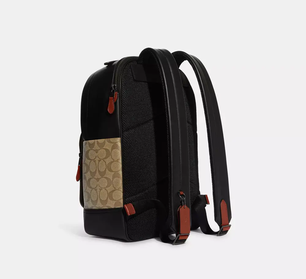 Alternative view of Balo Coach Graham In Colorblock ‘Brown’ C8178-QBTUI