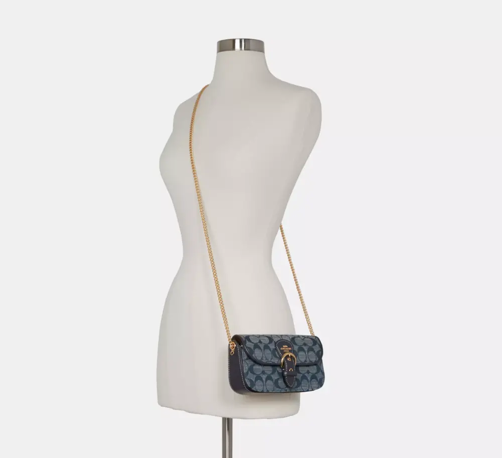 Túi Coach Kleo Crossbody In Signature Chambray 'Blue' C8304-IMDEI - Ảnh 4