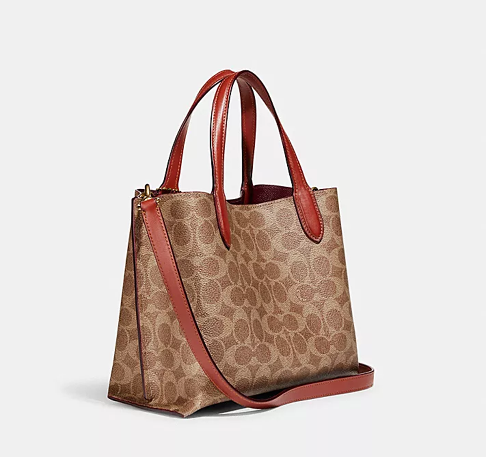 Túi Coach Willow Tote 24 In Signature Canvas 'Brown' C8562-B4NQ4 - Ảnh 5