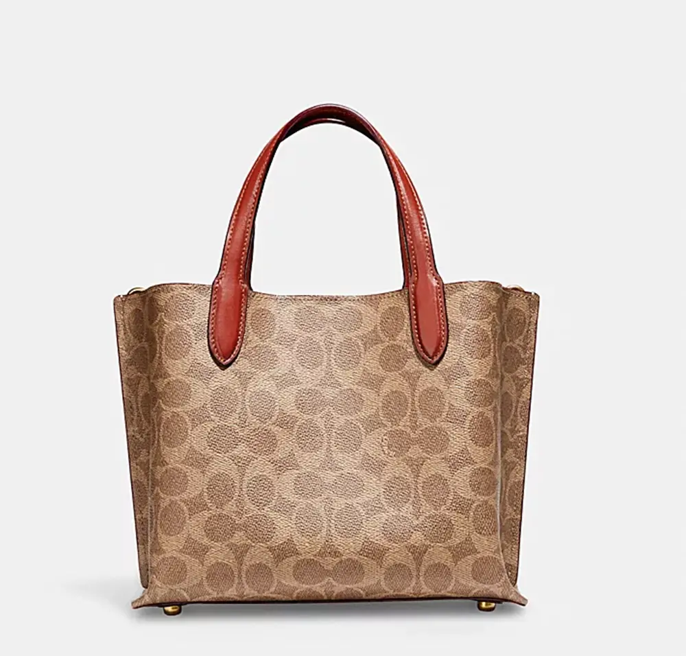 Túi Coach Willow Tote 24 In Signature Canvas 'Brown' C8562-B4NQ4 - Ảnh 4