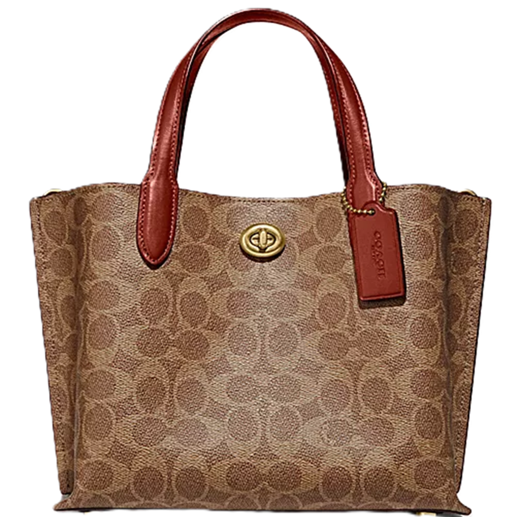 Túi Coach Willow Tote 24 In Signature Canvas 'Brown' C8562-B4NQ4