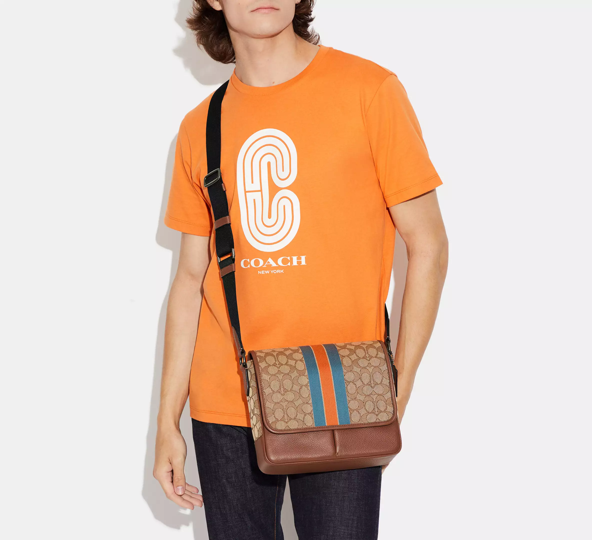 Túi Coach Thompson Small Map ‘Jacquard’ C9366-QBUC5 - Ảnh 2