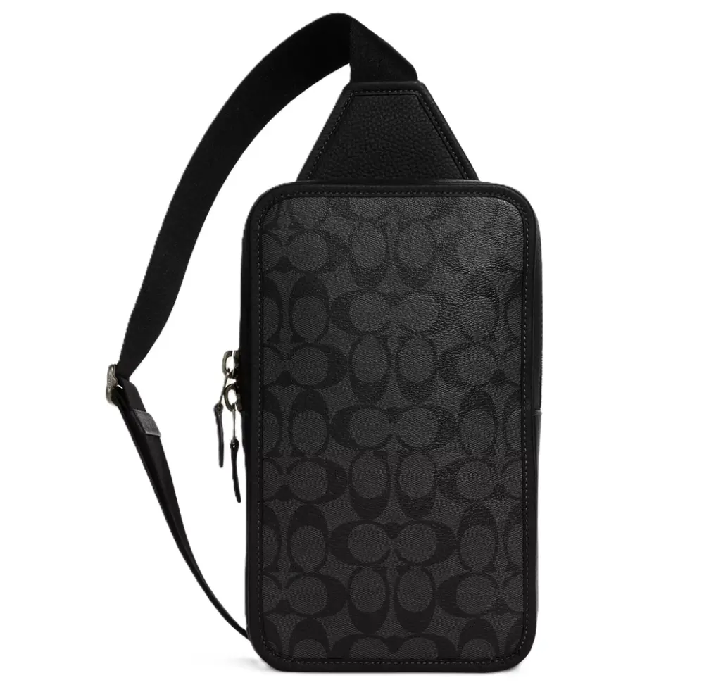 Túi Coach Sullivan In Signature Canvas ‘Black’ C9867-QBMI5