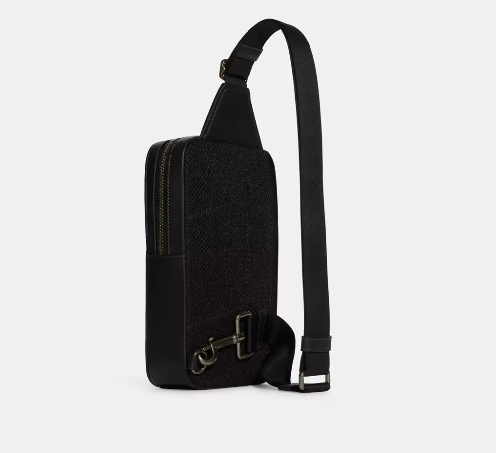 Túi Coach Sullivan In Signature Canvas ‘Black’ C9867-QBMI5 - Ảnh 3