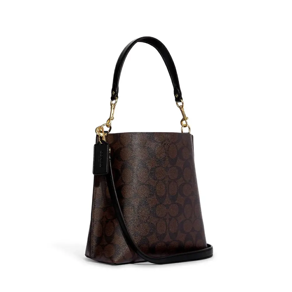 Alternative view of Túi Coach Mollie Bucket 22 Canvas Bag ‘Brown’ CA582-IMAA8