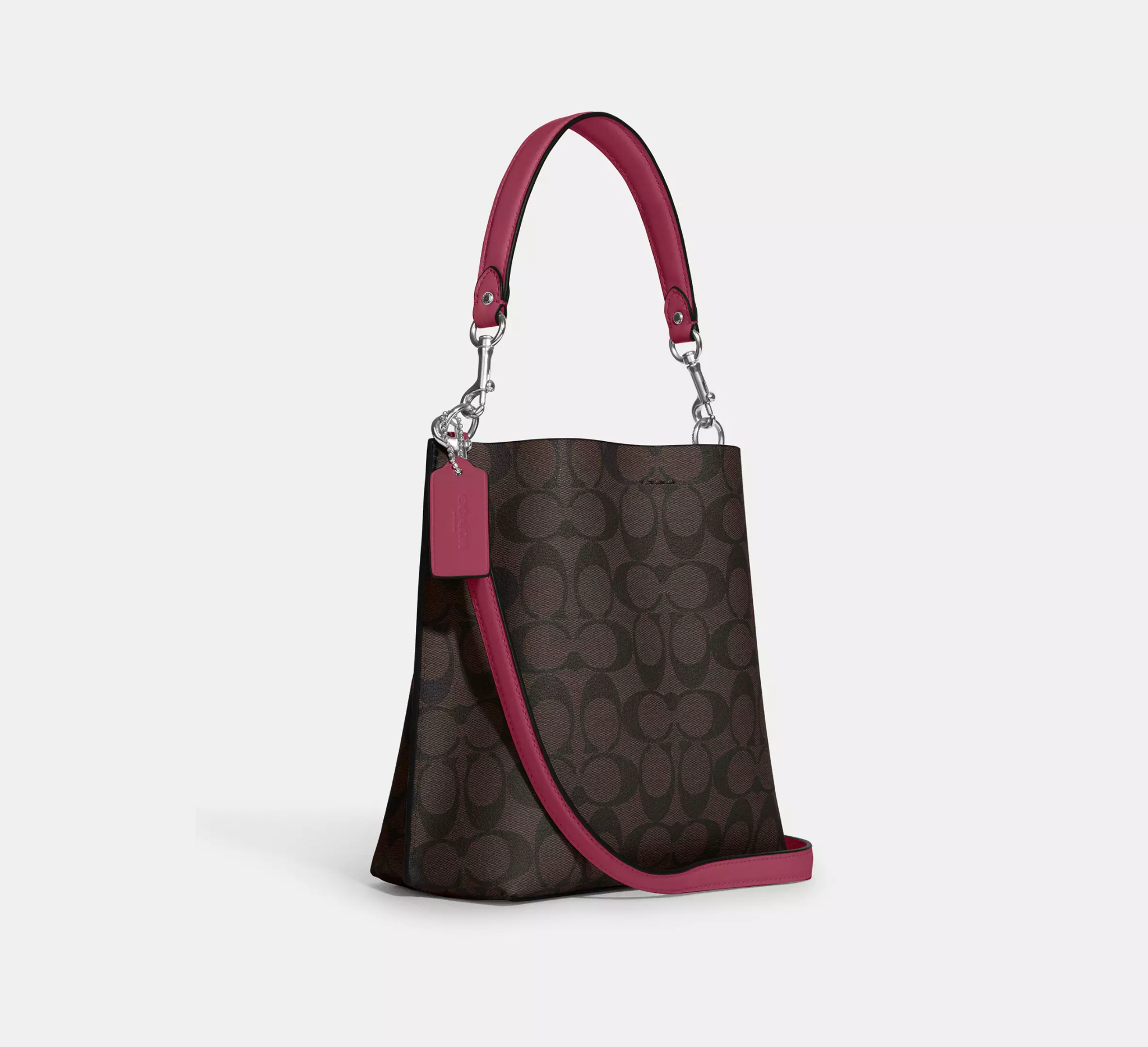 Túi Coach Mollie Bucket Bag 22 Canvas 'Brown' CA582-IMRVQ - Ảnh 4