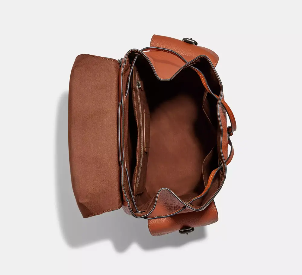 Balo Coach Hudson Backpack ‘Orange’ CB904-QBP2Q - Ảnh 3