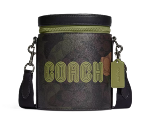 Túi Coach Barrel In Signature Canvas ‘Camo’ CC024-QBUOX
