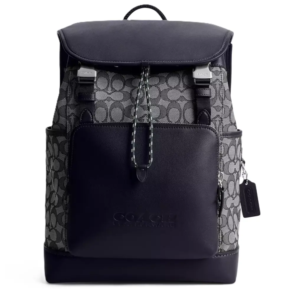 Balo Coach League Flap Jacquard ‘Black’ CC071-MI5