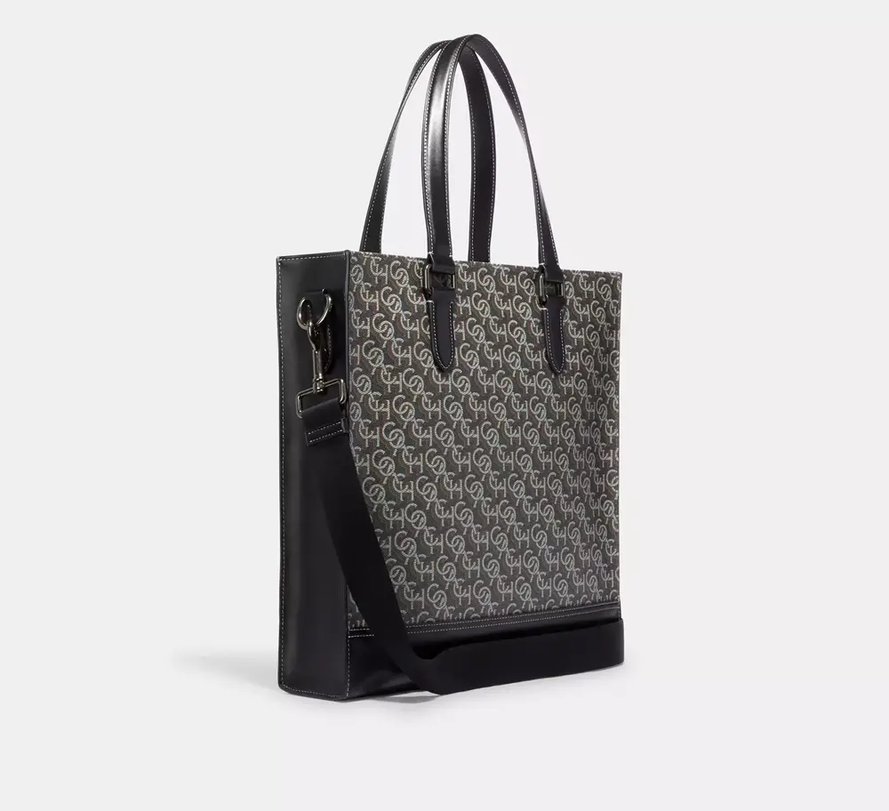 Túi Coach Graham Structured Tote ‘Brown’ CE749-QBBK - Ảnh 3