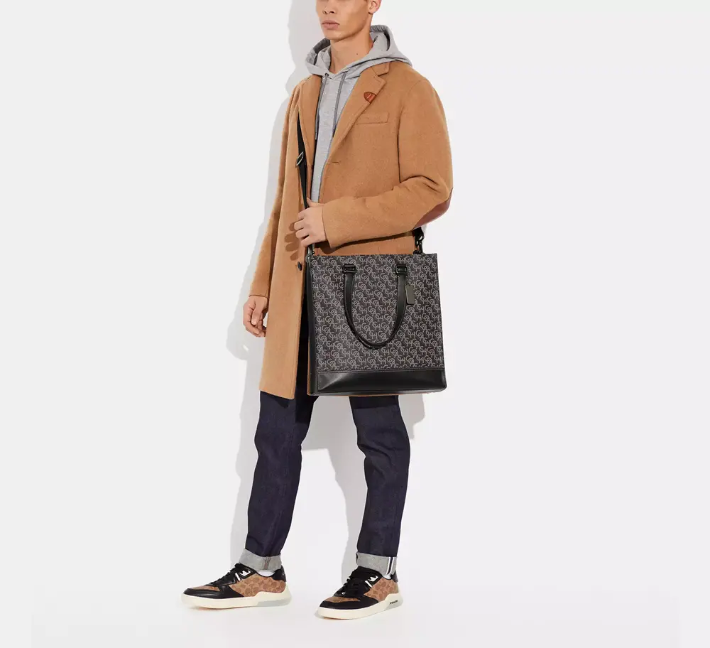 Alternative view of Túi Coach Graham Structured Tote ‘Brown’ CE749-QBBK