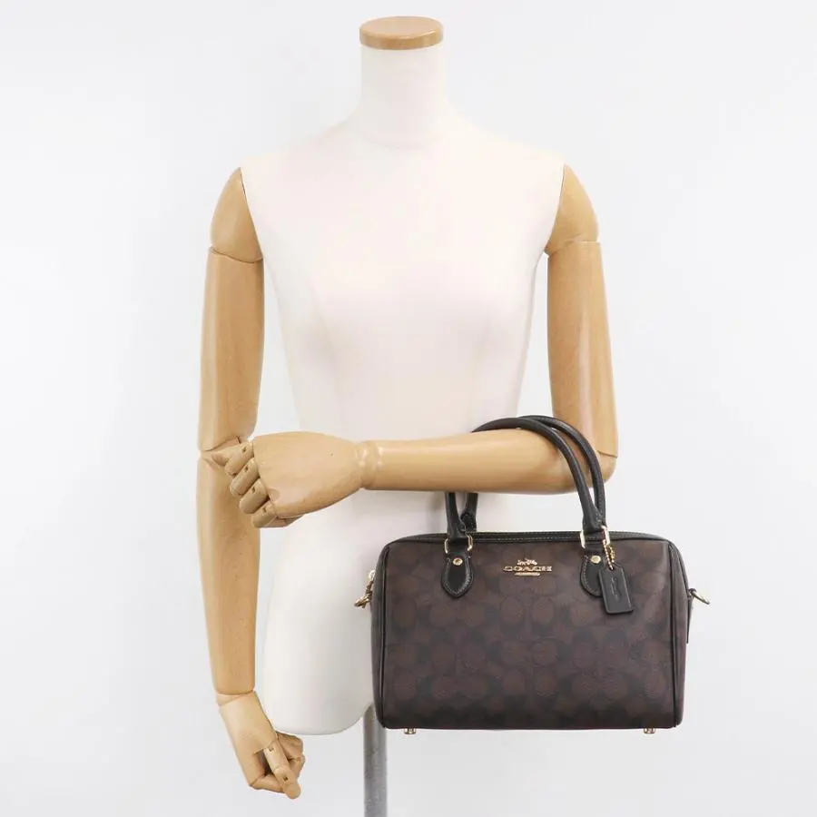 Alternative view of Túi Coach Rowan Satchel Signature Canvas 'Brown' CH280-IMAA8