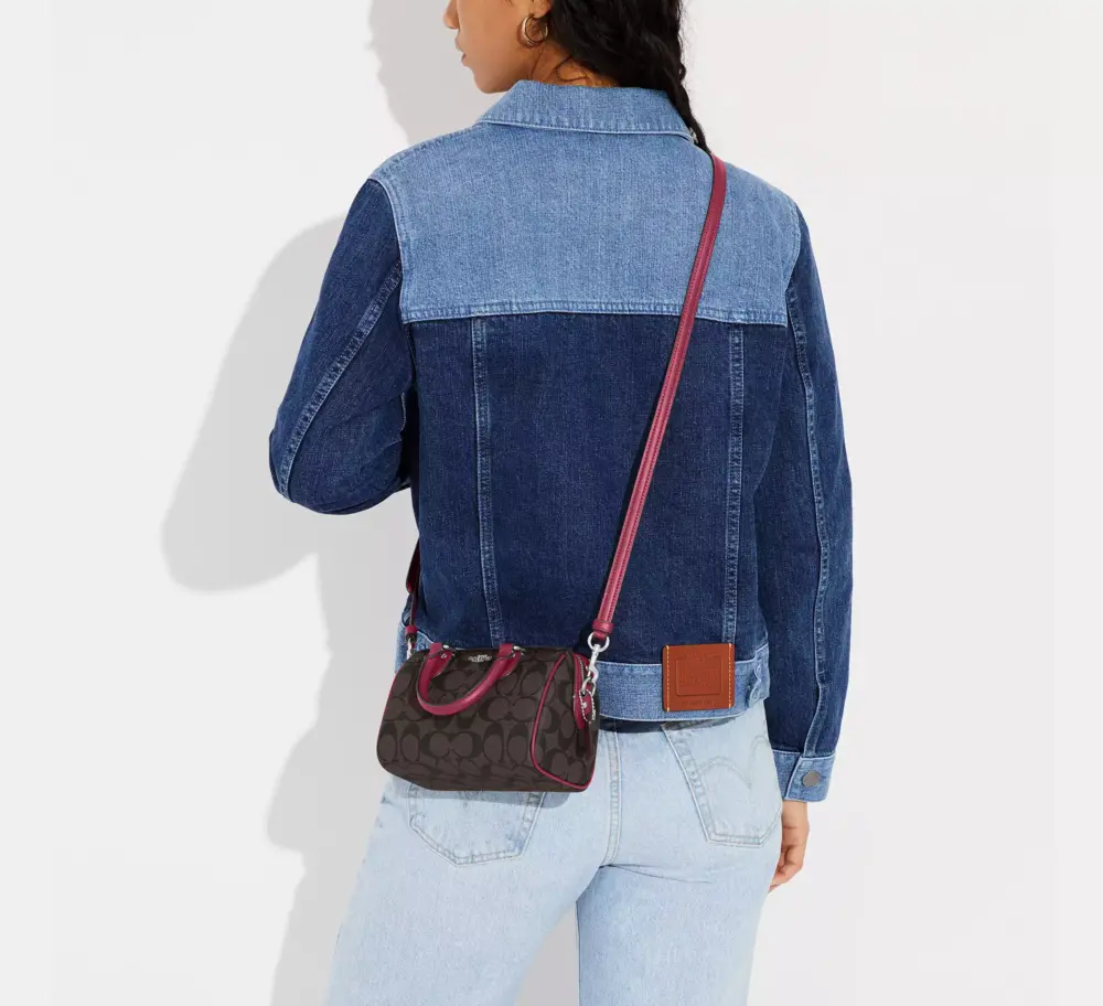 Túi Coach Mini Rowan Crossbody ‘Bright Violet’ CH469-IMAA8 - Ảnh 3