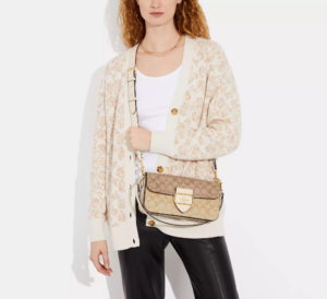 Alternative view of Túi Coach Morgan Blocked Signature Canvas 'Beige' CH506-IMOT4