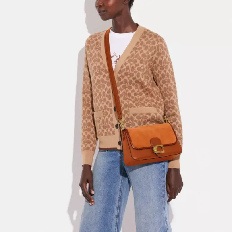 Alternative view of Túi Coach Soft Tabby Shoulder ‘Brown’ CI034-B4BAR