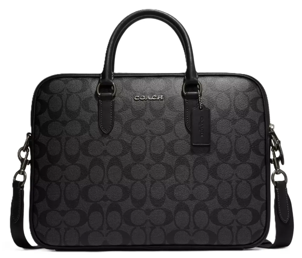 Túi Coach Liam Compact Brief ‘Black’ CJ630-QBO4G