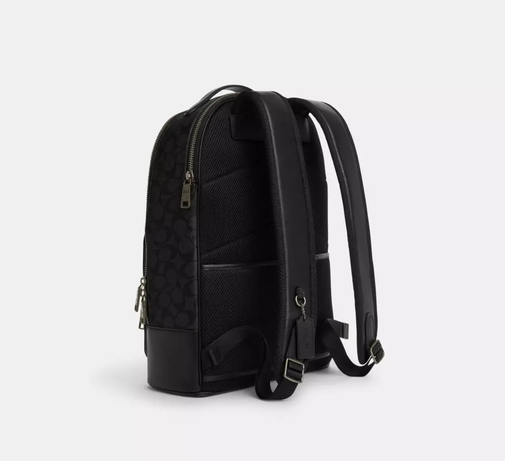 Balo Coach Ethan In Signature Canvas ‘Black’ CL962-QBLWO - Ảnh 3