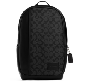 Balo Coach Edge Backpack In Signature ‘Black’ CM024-QBMI5
