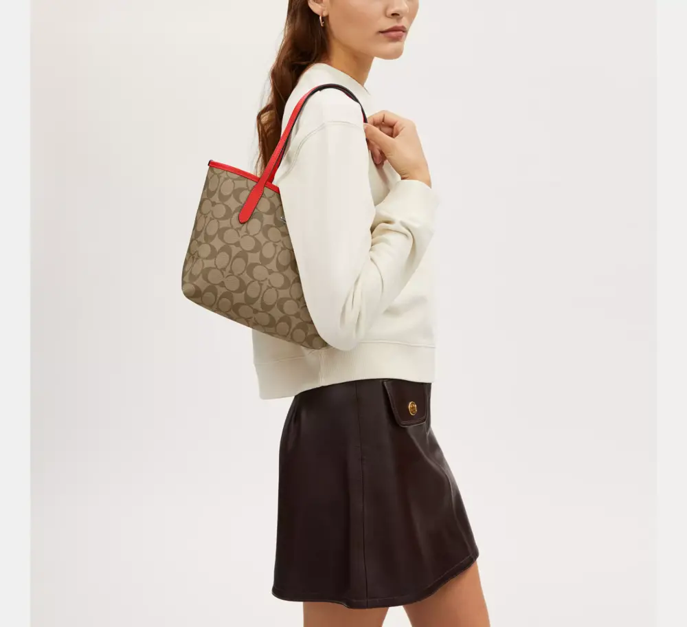 Túi Coach Penelope Signature Canvas 'Beige' CN733-IMAA8 - Ảnh 4