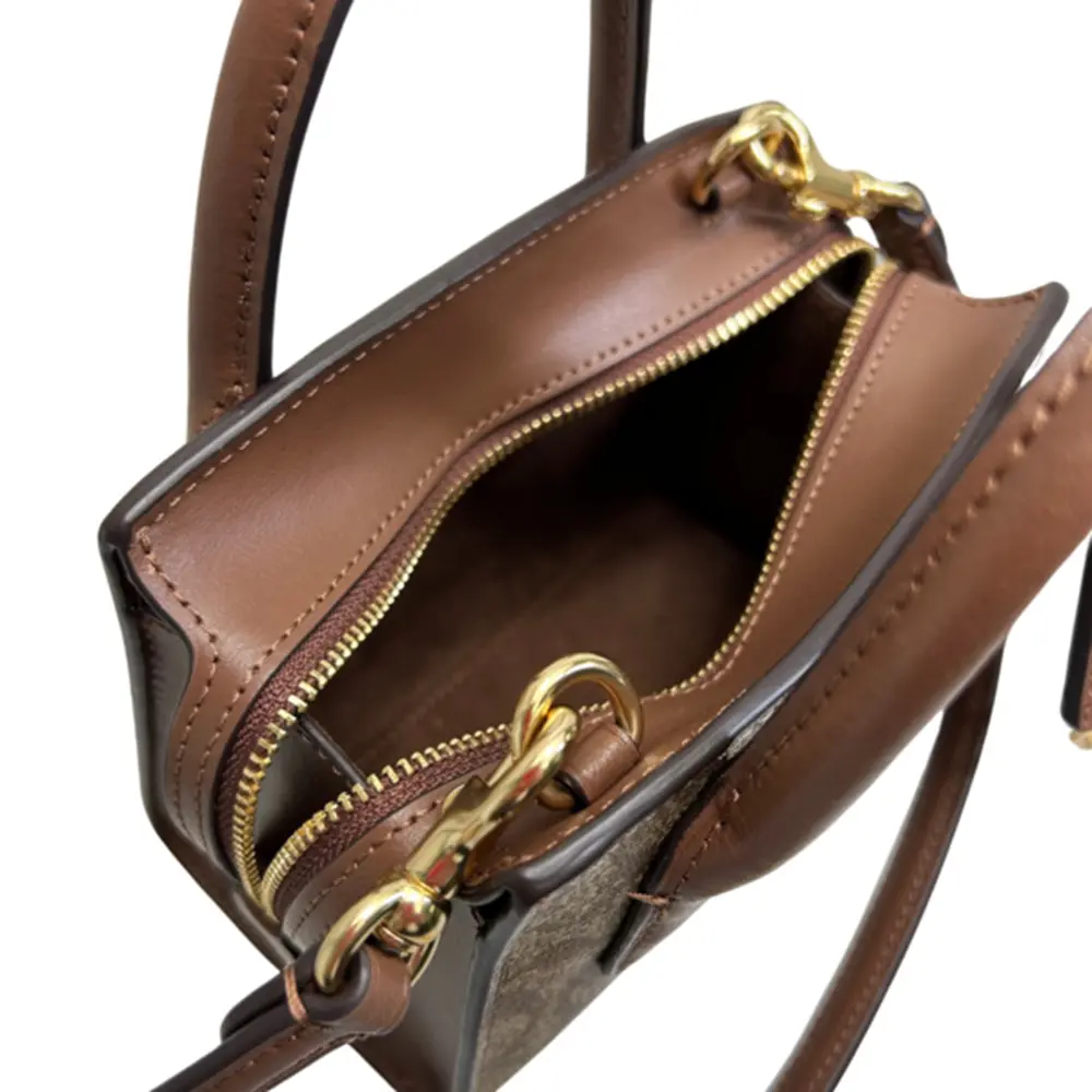 Alternative view of Túi Coach Andrea Mini Carryall Crossbody 'Brown' CO975-IME74