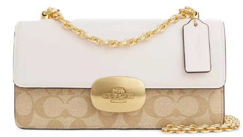 Túi Coach Eliza Flap Crossbody Signature Canvas 'White' CP009-IMDQC