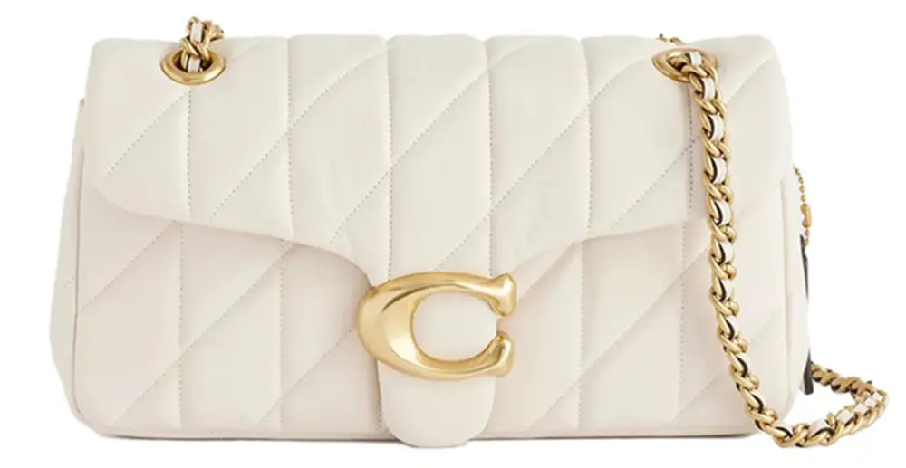Túi Coach Tabby Nappa Leather Shouder Bag ‘White’ CP149-B4HA